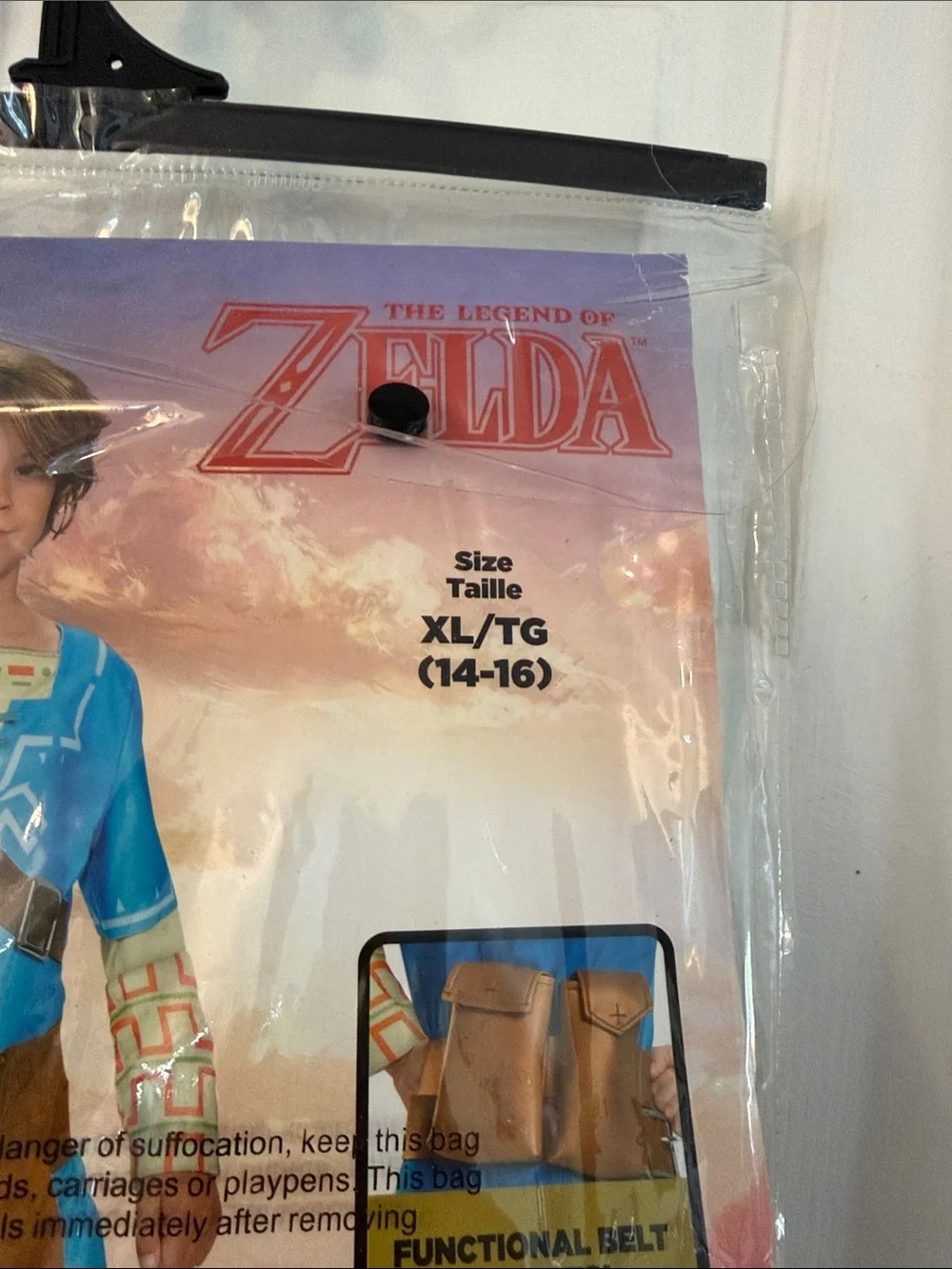 Design Brand The Legend of Zelda Breath of the Wild Link Costume -Size XL 14